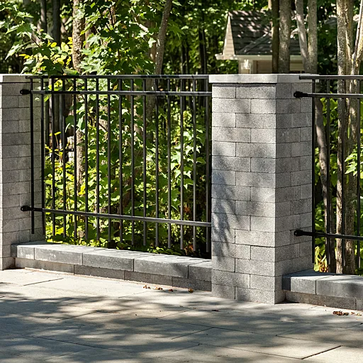 Rinox COLONNE SOLINO LISSE CHARBON MEULE